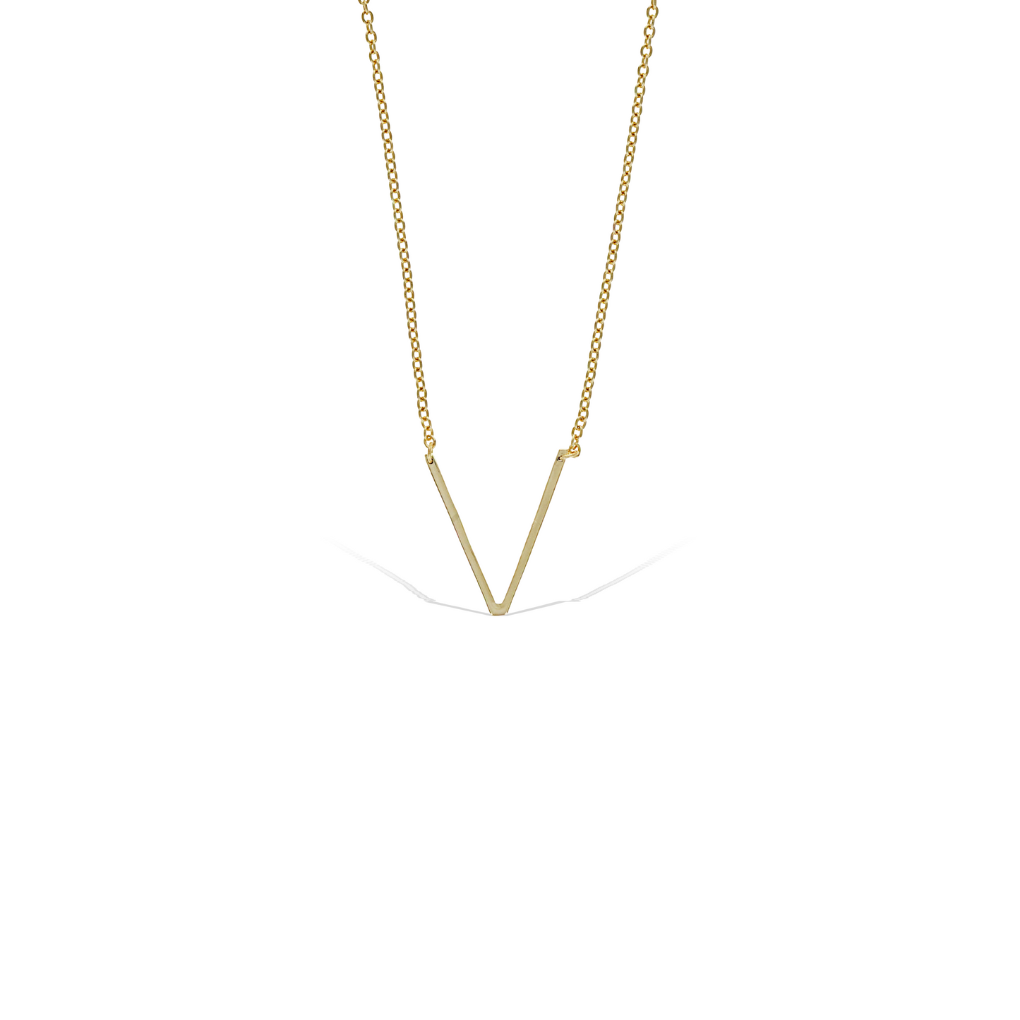 Letter V Necklace