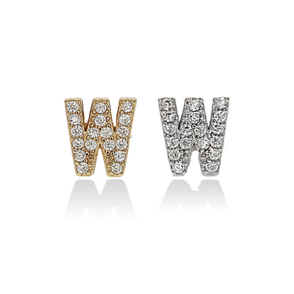 Individual Initial Stud Earrings