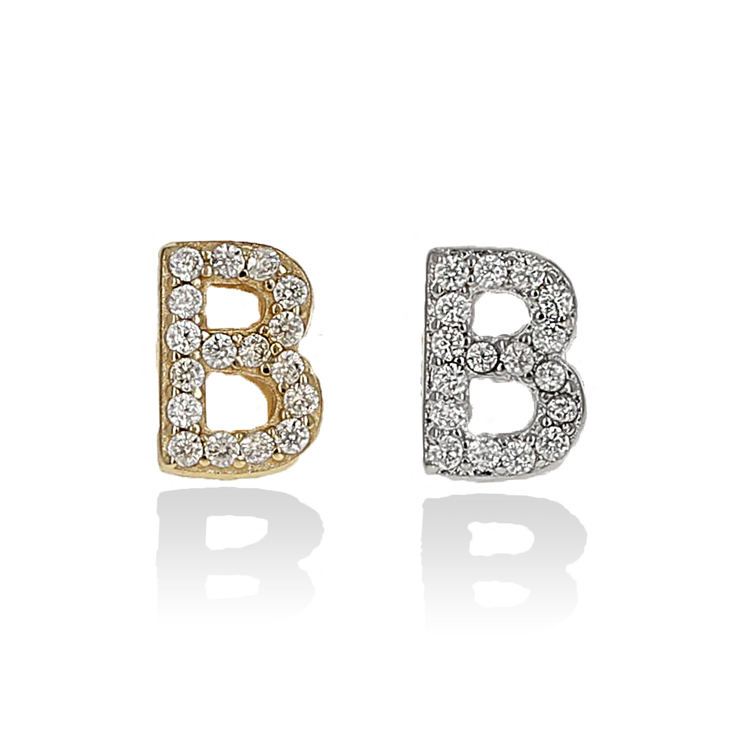 Individual Initial Stud Earrings