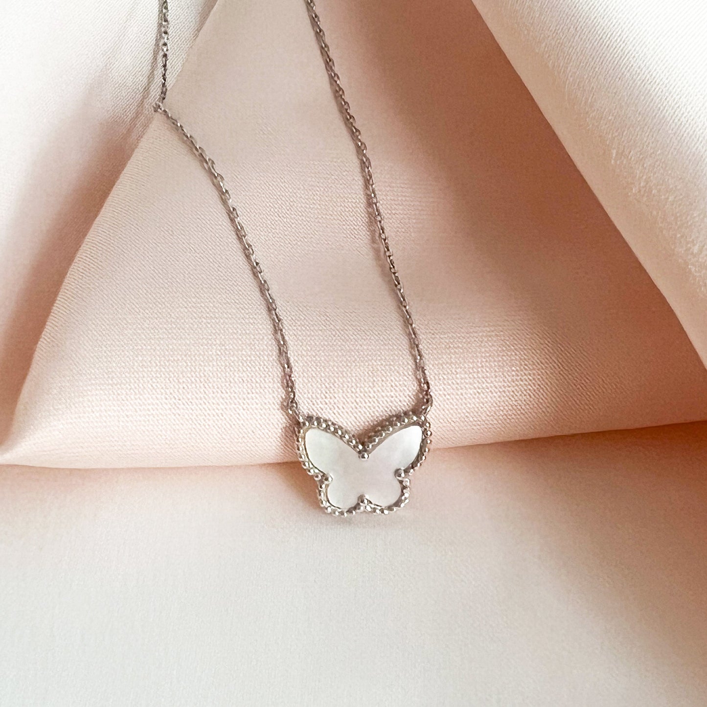 Pearl Butterfly Necklace