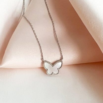 Pearl Butterfly Necklace