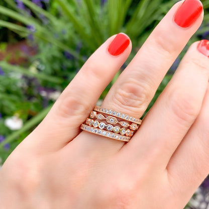 Rose Geometric Ring