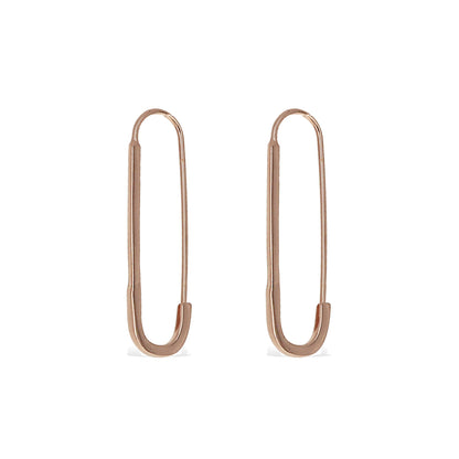 Safety Pin Hoops