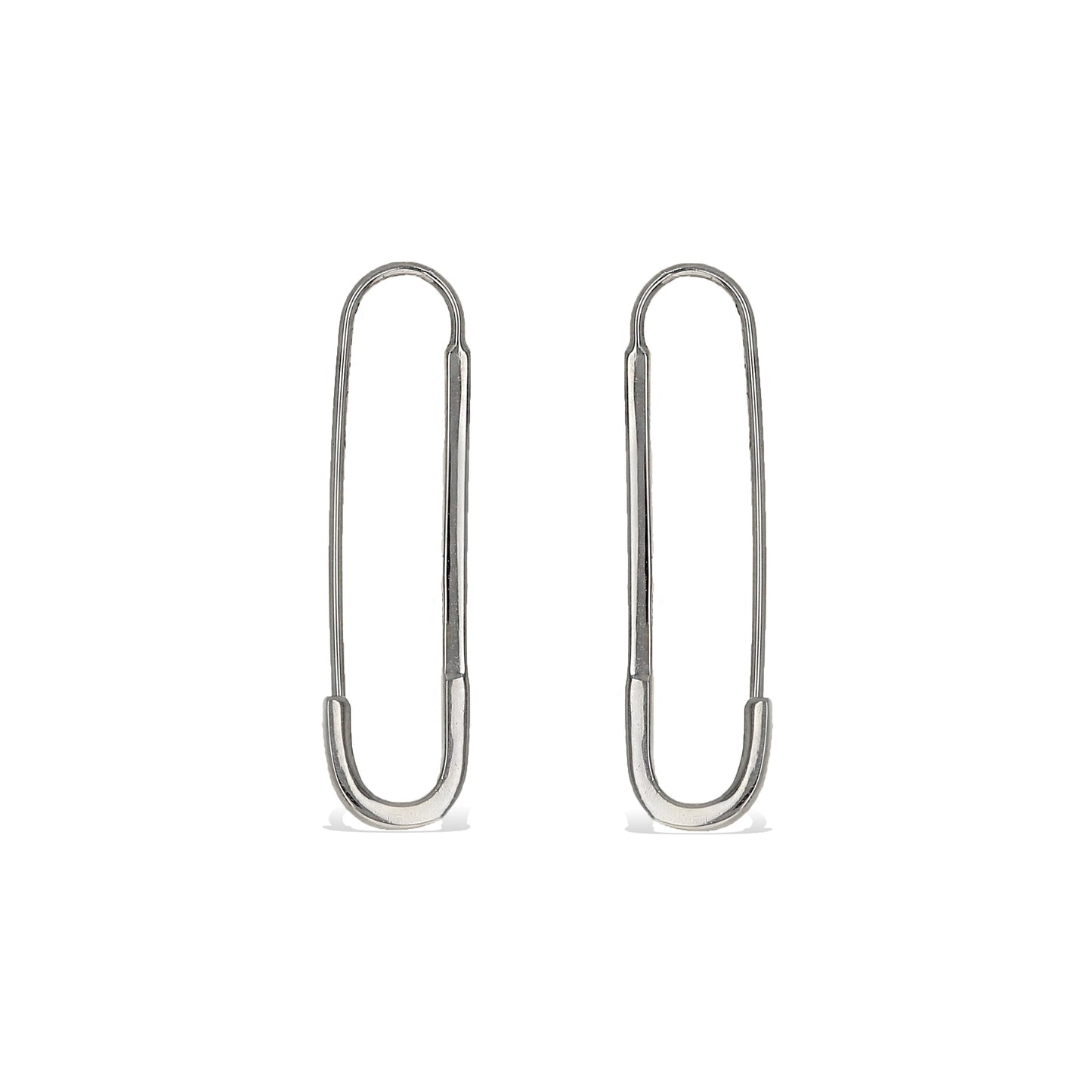 Safety Pin Hoops