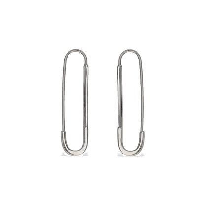 Safety Pin Hoops