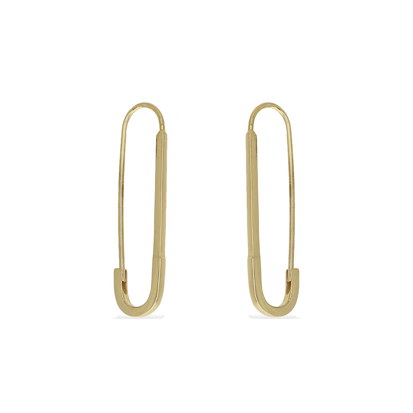 Safety Pin Hoops