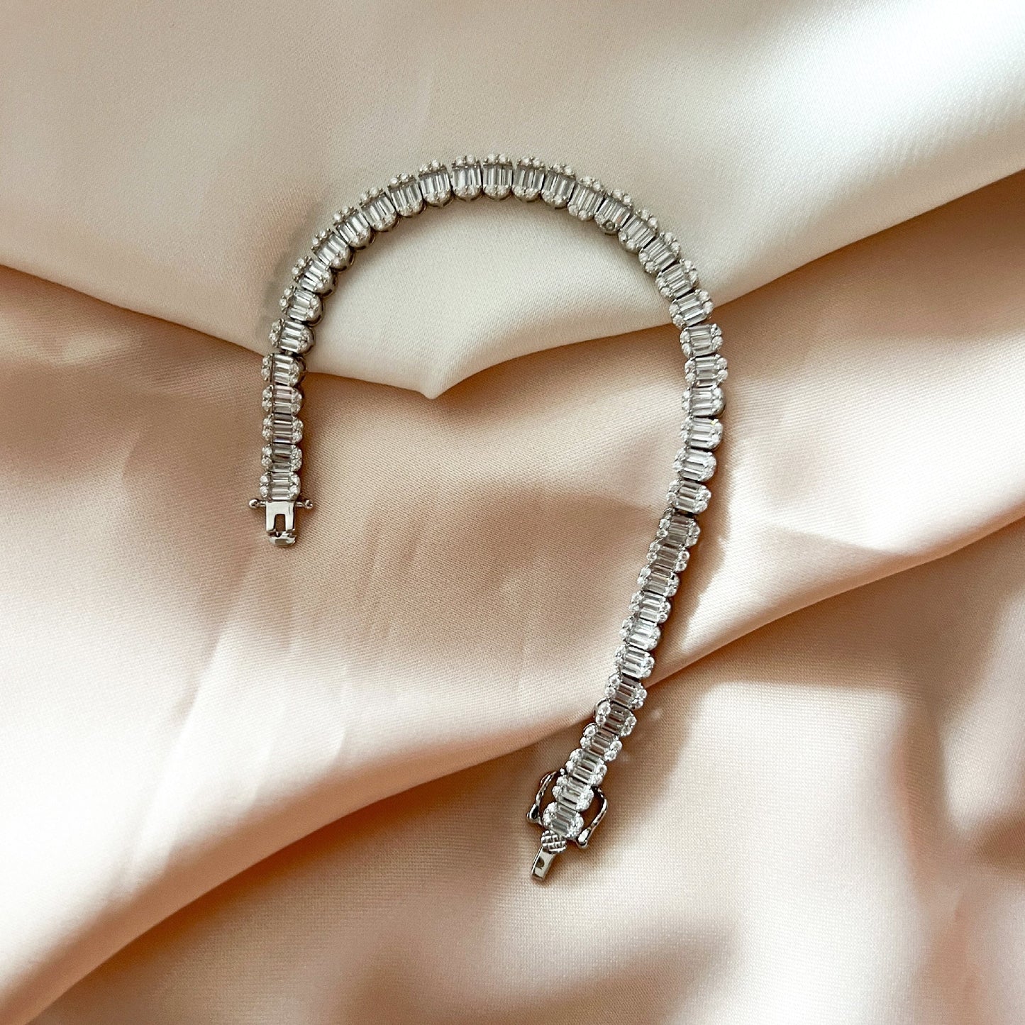 Oval Baguette Tennis Bracelet