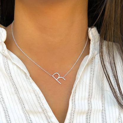 Letter R Necklace