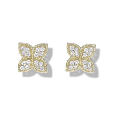 Pointed Petal Stud Earrings