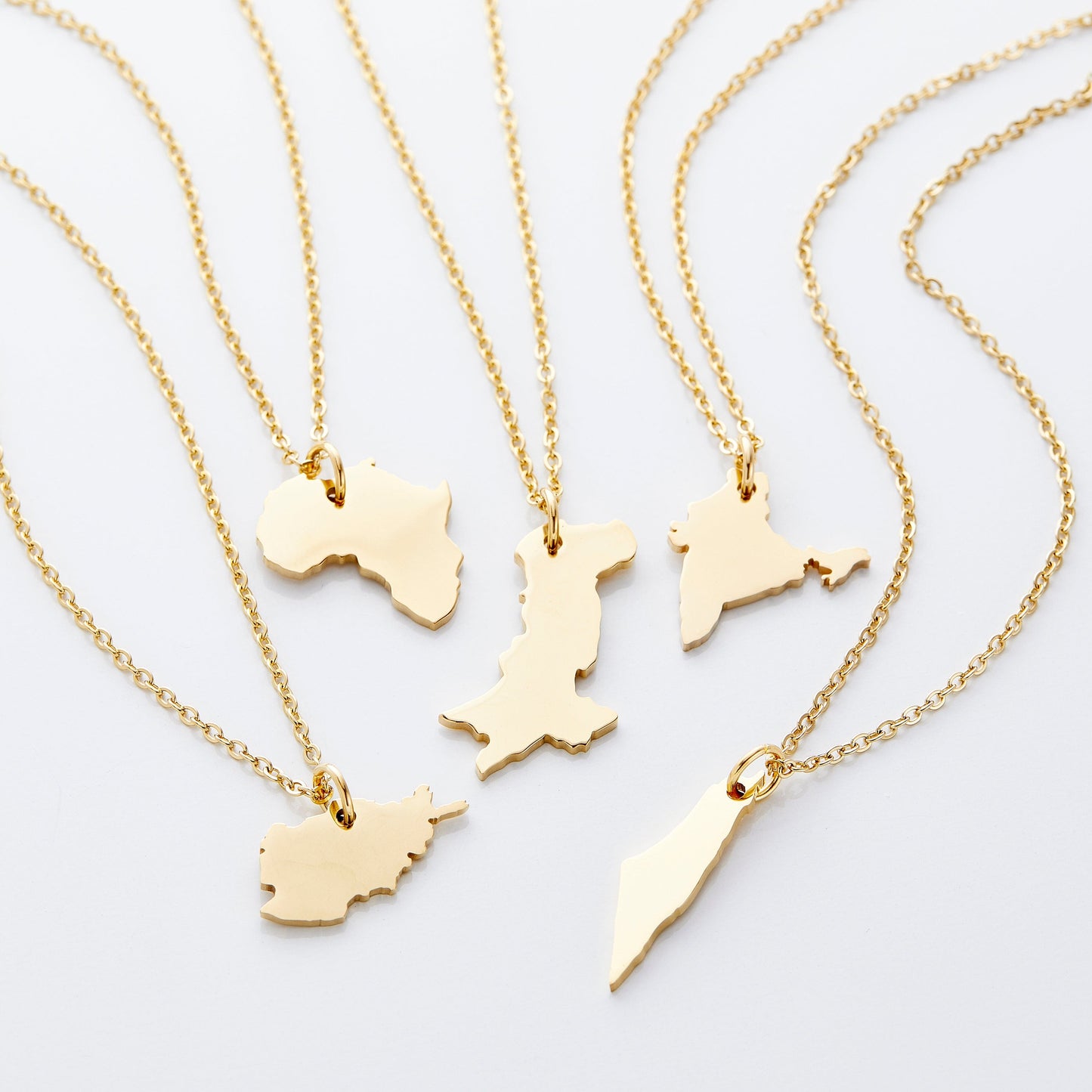 Country Map Necklace | ADORBETH