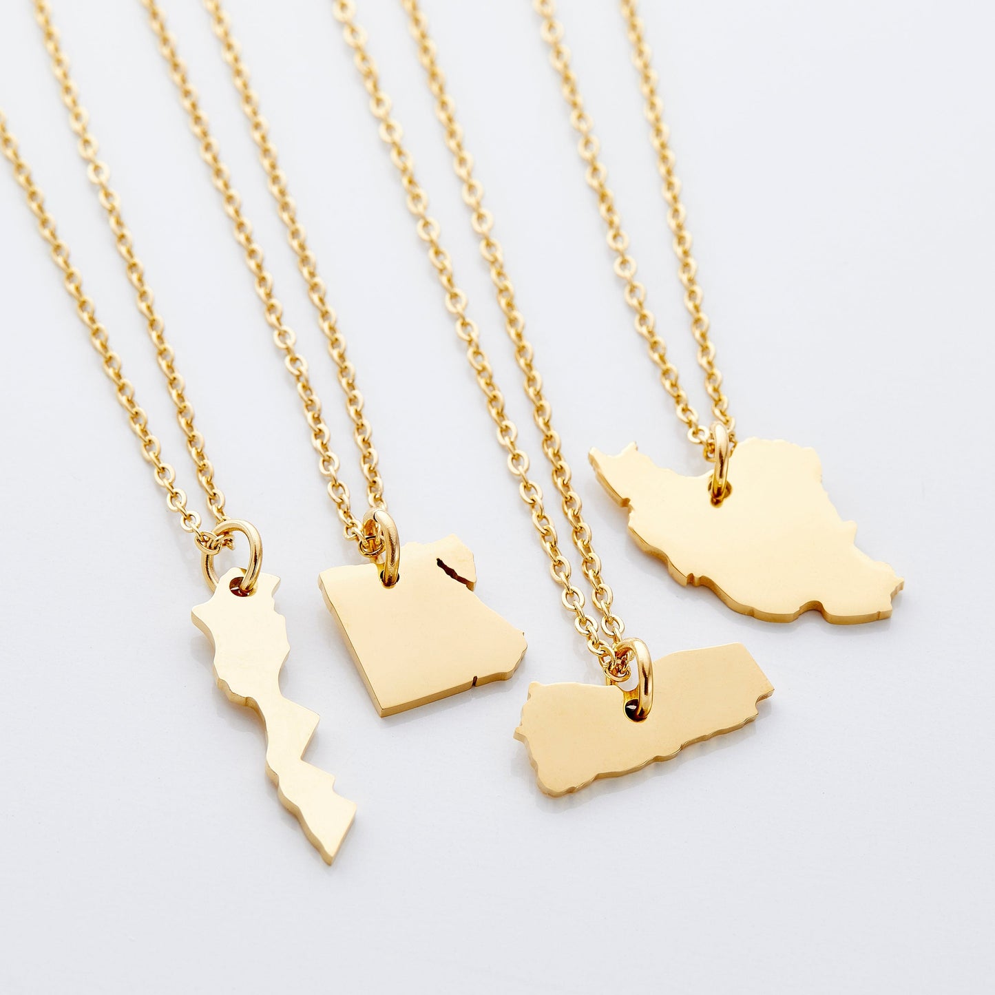 Country Map Necklace | ADORBETH