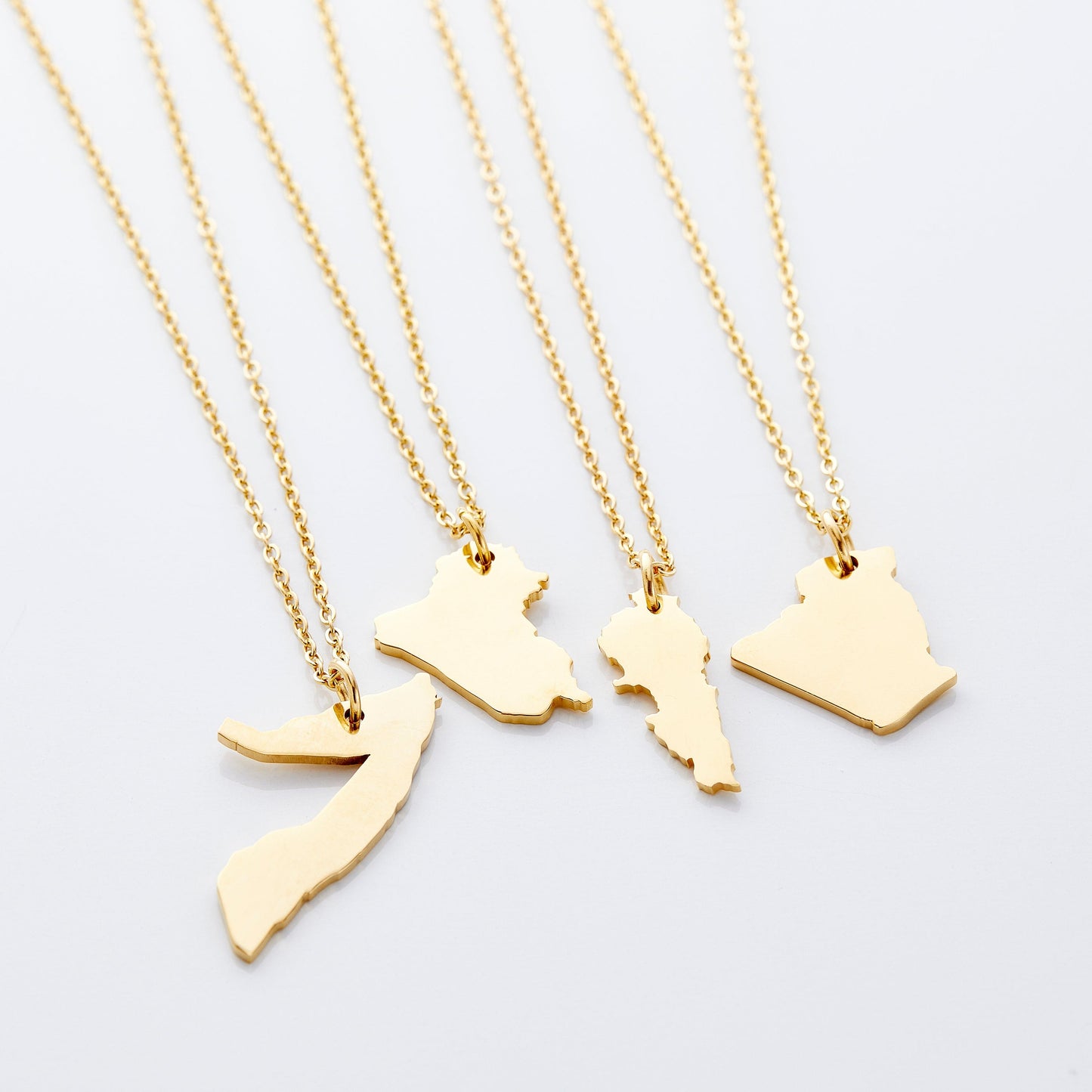 Country Map Necklace | ADORBETH