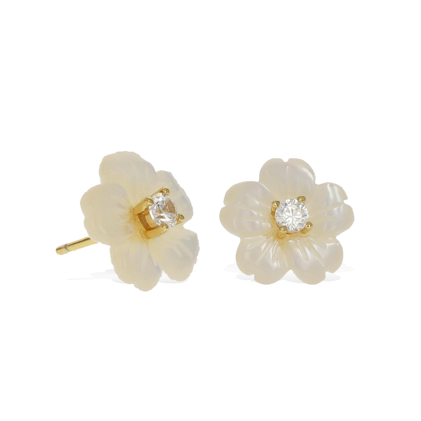 Pearl Flower Earrings