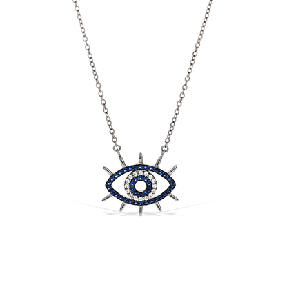 Wide Eyed Evil Eye Necklace