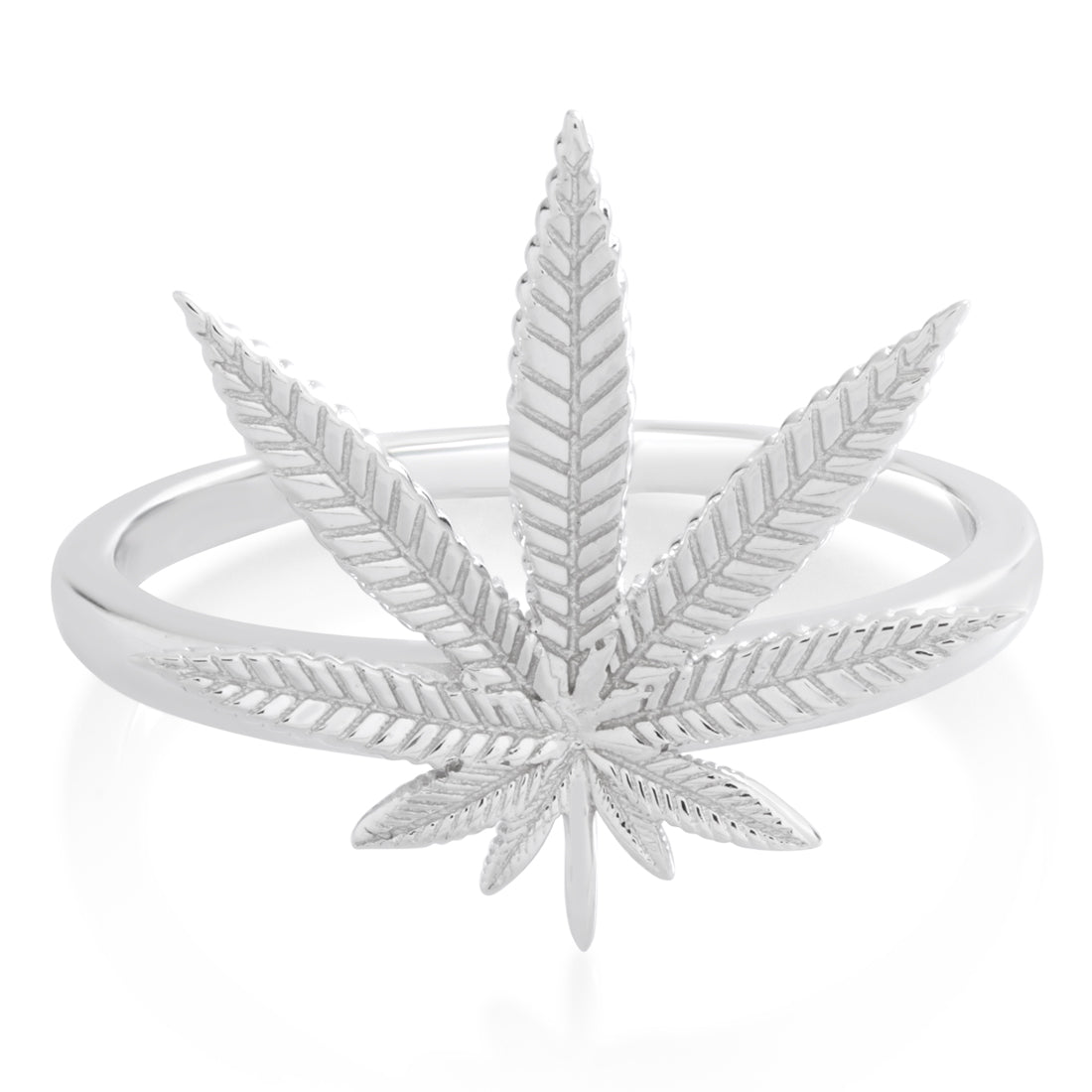 Cannabis Leaf Ring