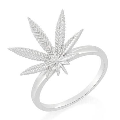 Cannabis Leaf Ring