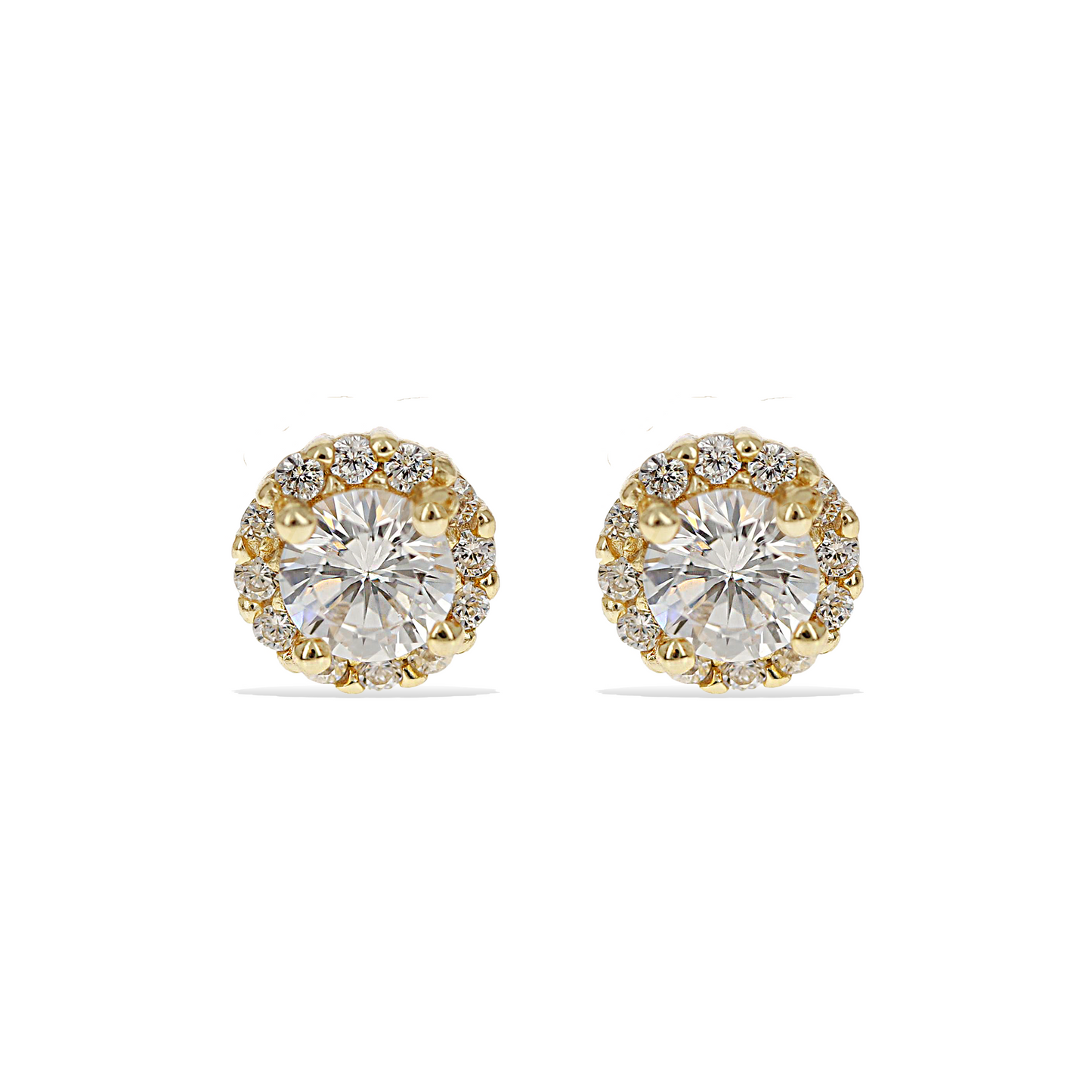 Petite Halo Stud Earrings