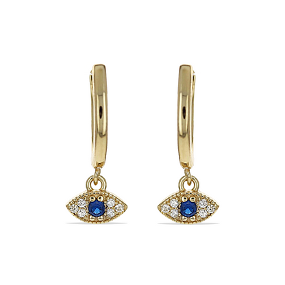 Evil Eye Charm Earrings