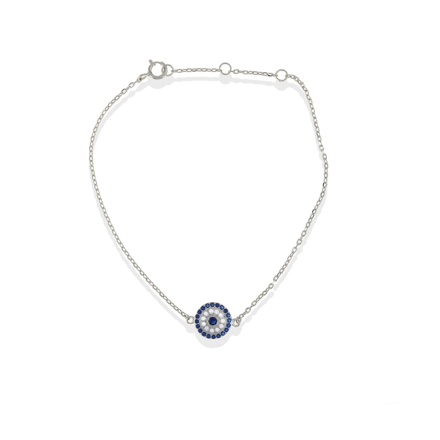 Evil Eye Disc Bracelet