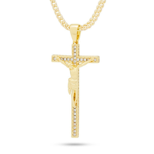 Latin Crucifix Necklace