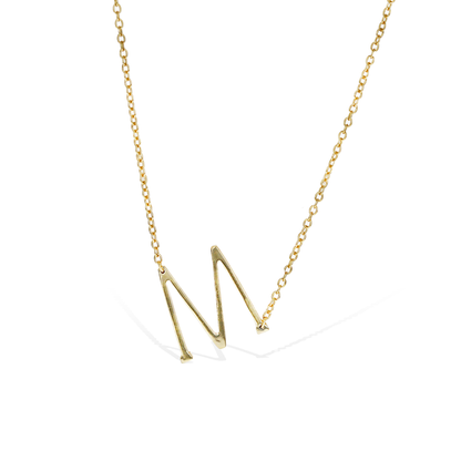 Letter M Necklace