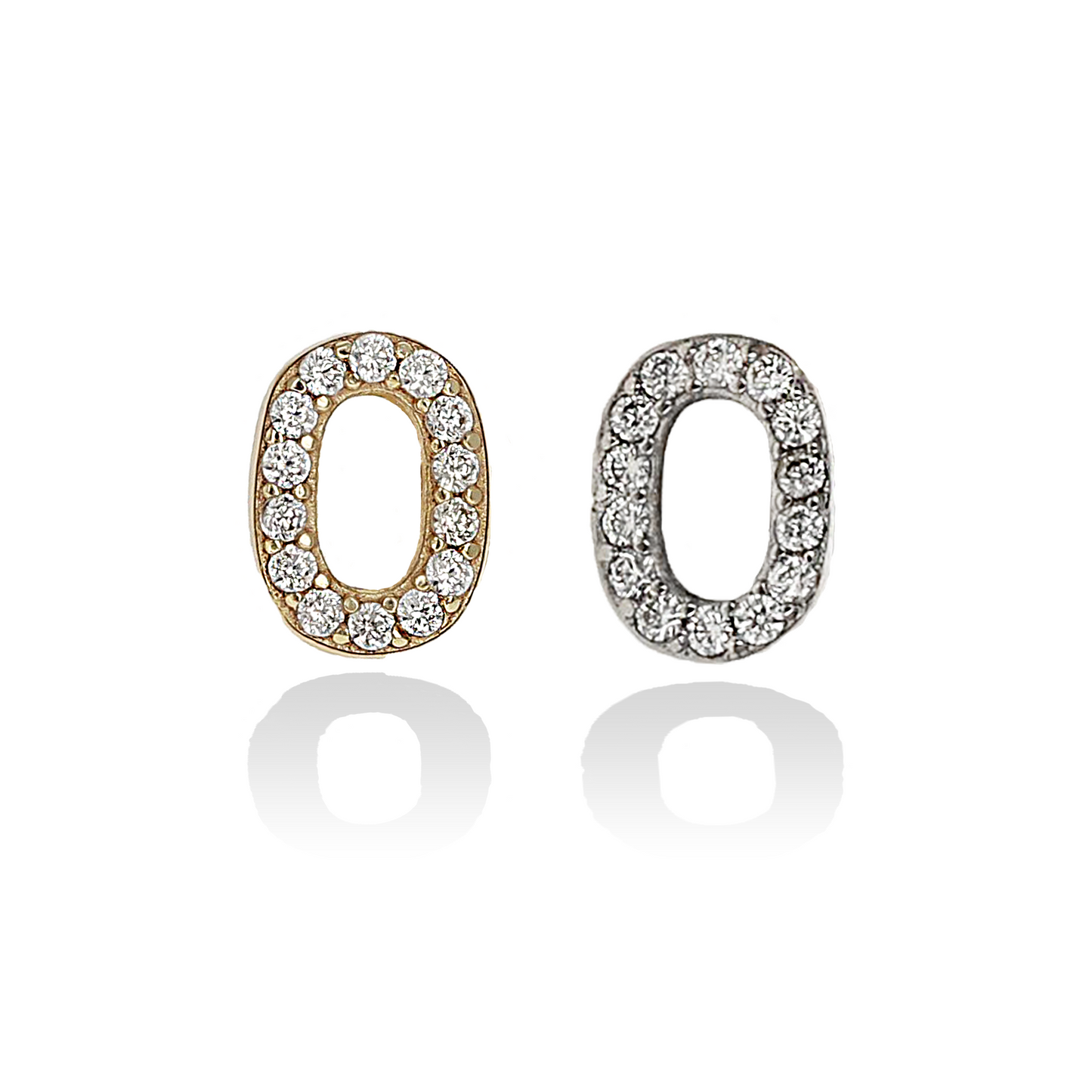 Individual Initial Stud Earrings