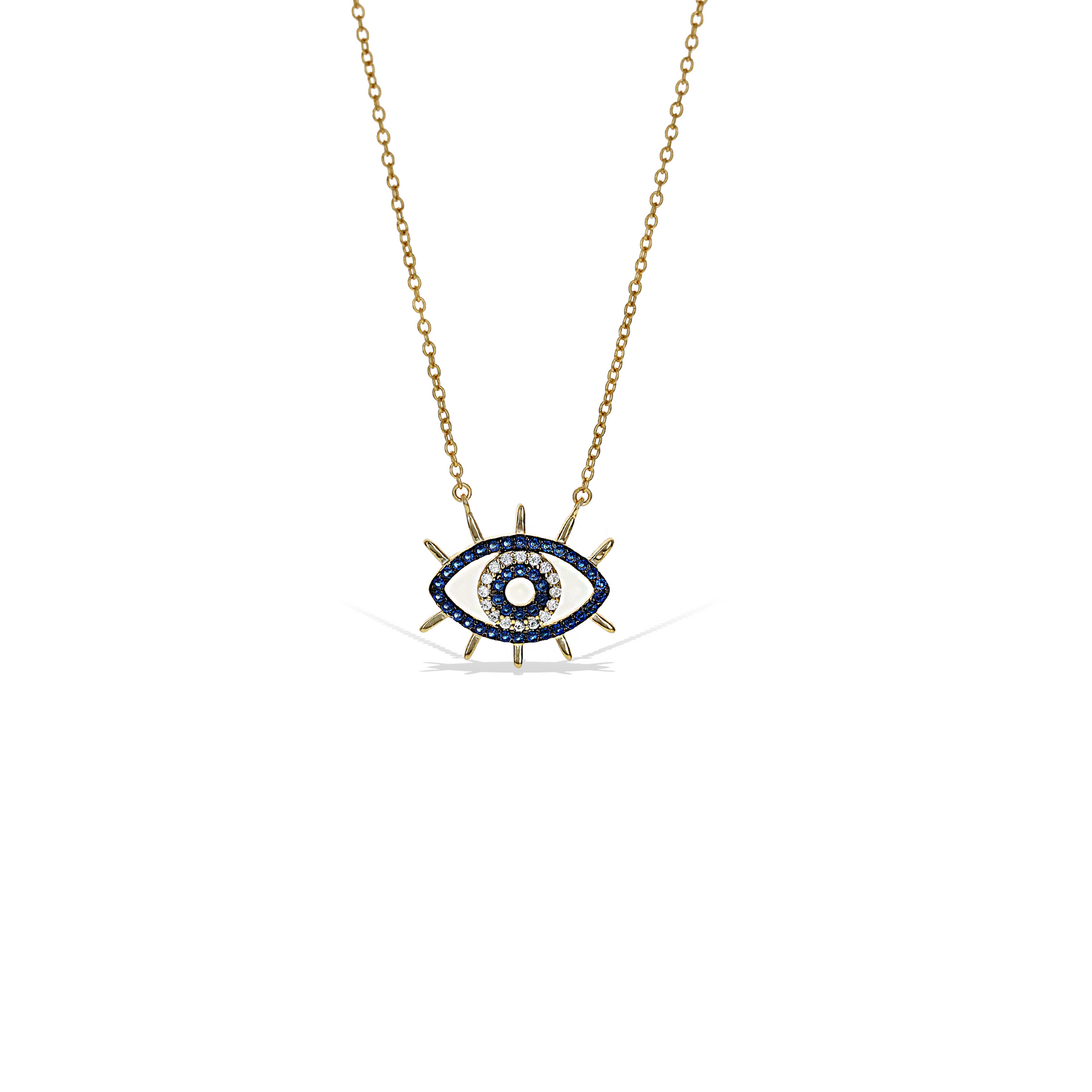 Wide Eyed Evil Eye Necklace