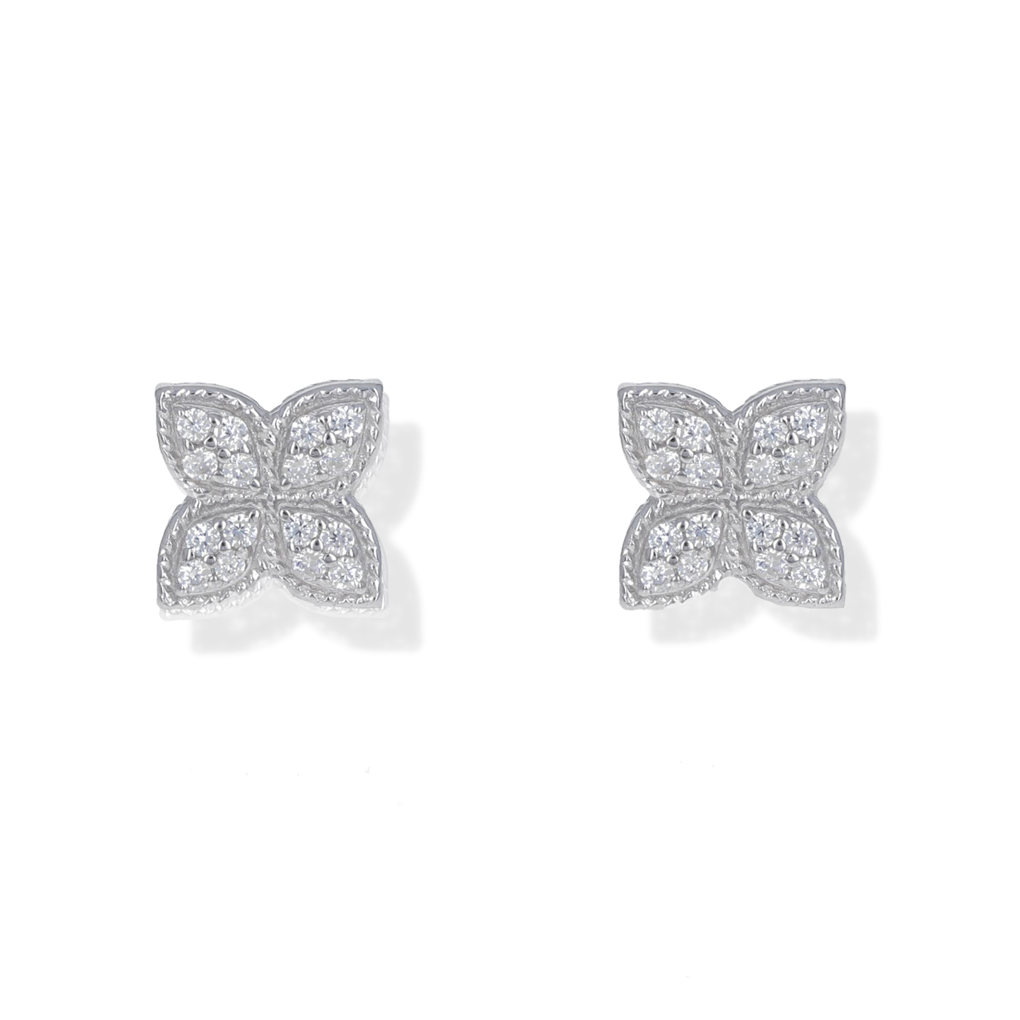 Pointed Petal Stud Earrings