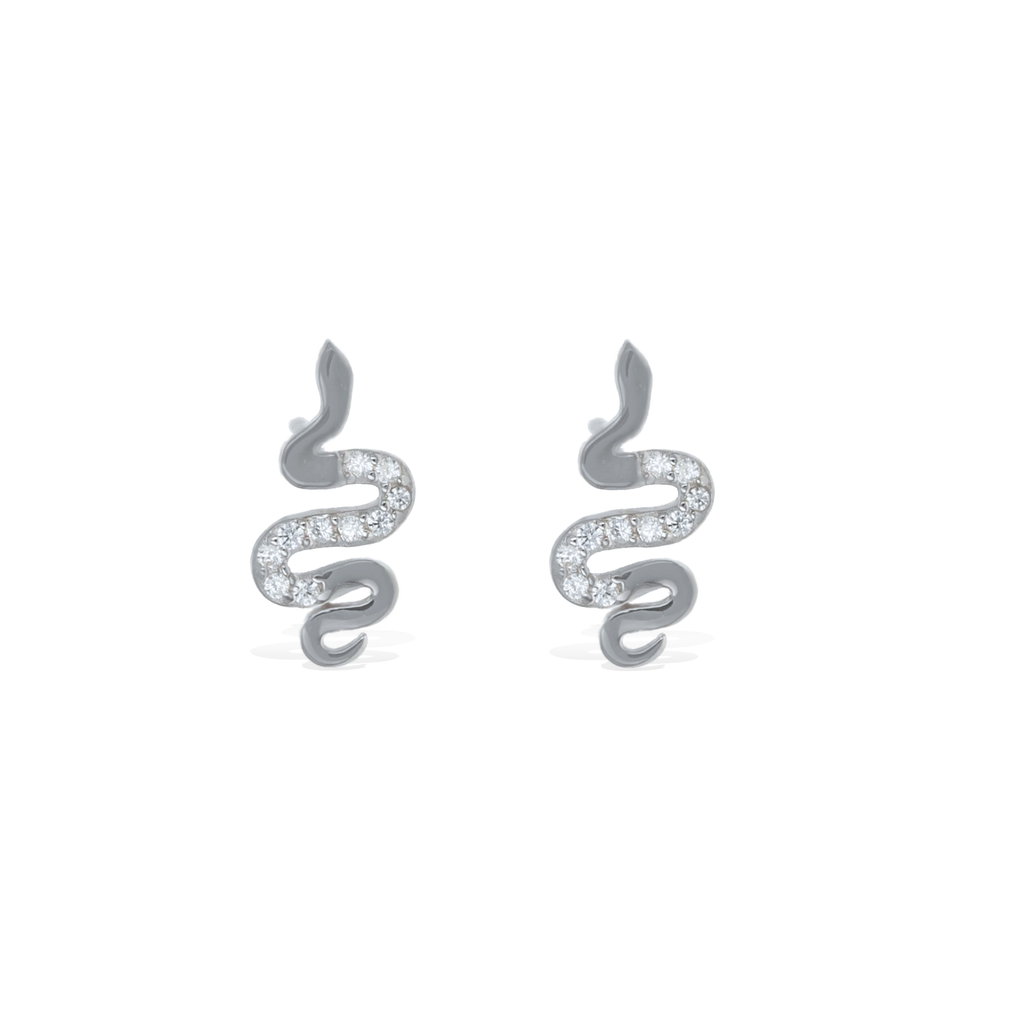 Slithering Snake Stud Earrings