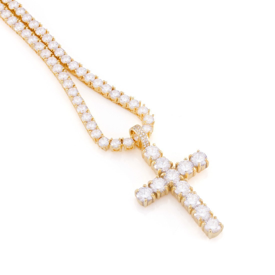 Tennis Cross Necklace