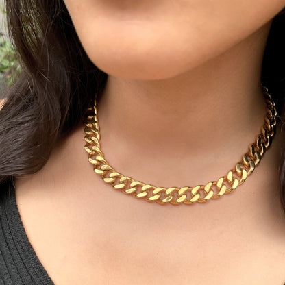 Thick Cuban Chain Choker